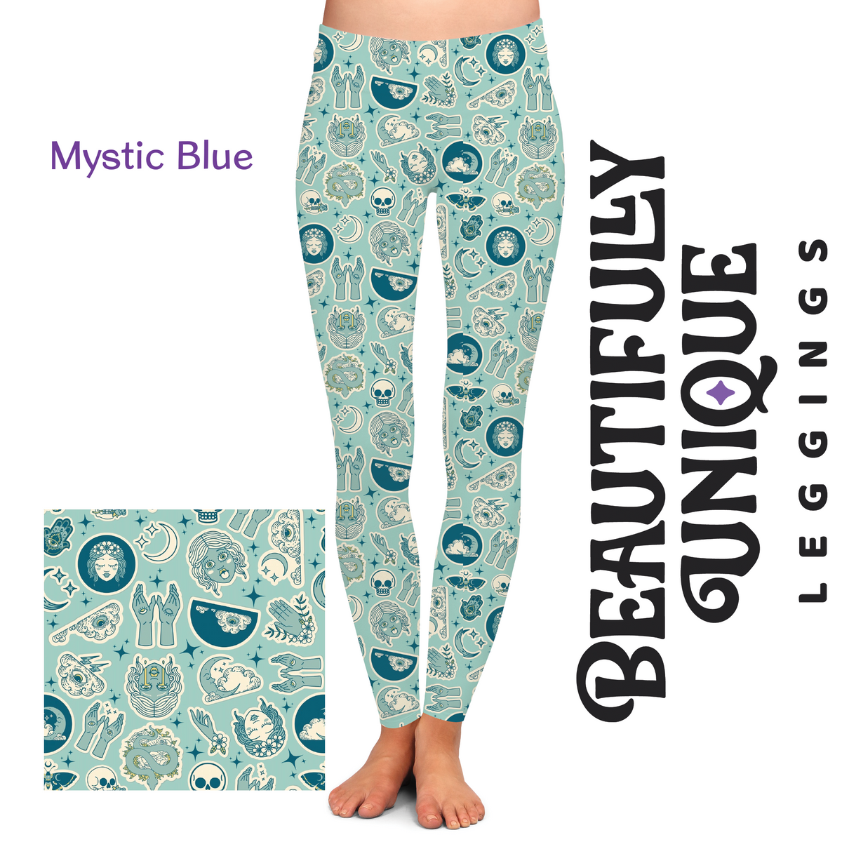 Colorful Ghosts (Exclusive) - High-quality Handcrafted Vibrant Leggings