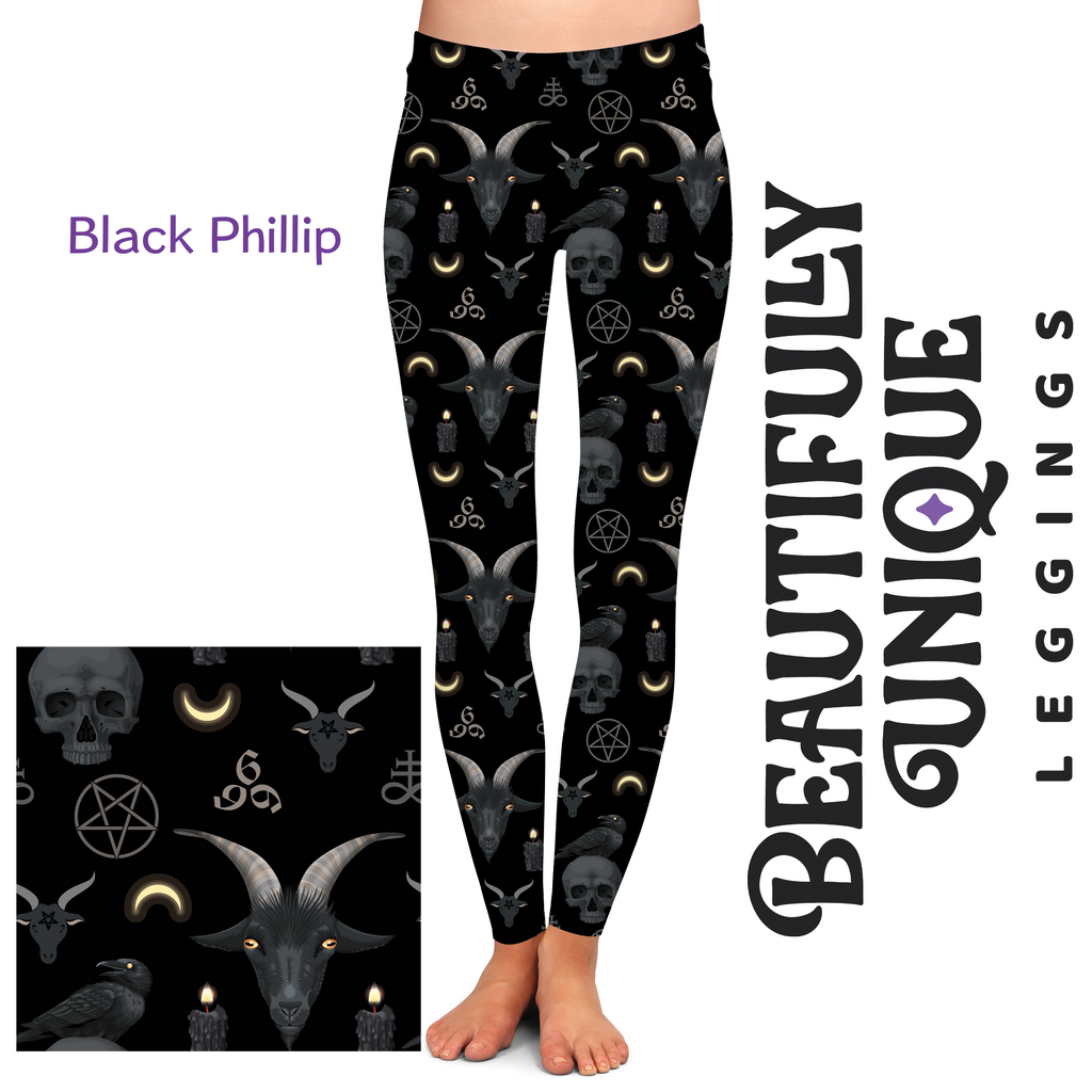 Black Phillip (Exclusive) - High-quality Handcrafted Vibrant Leggings