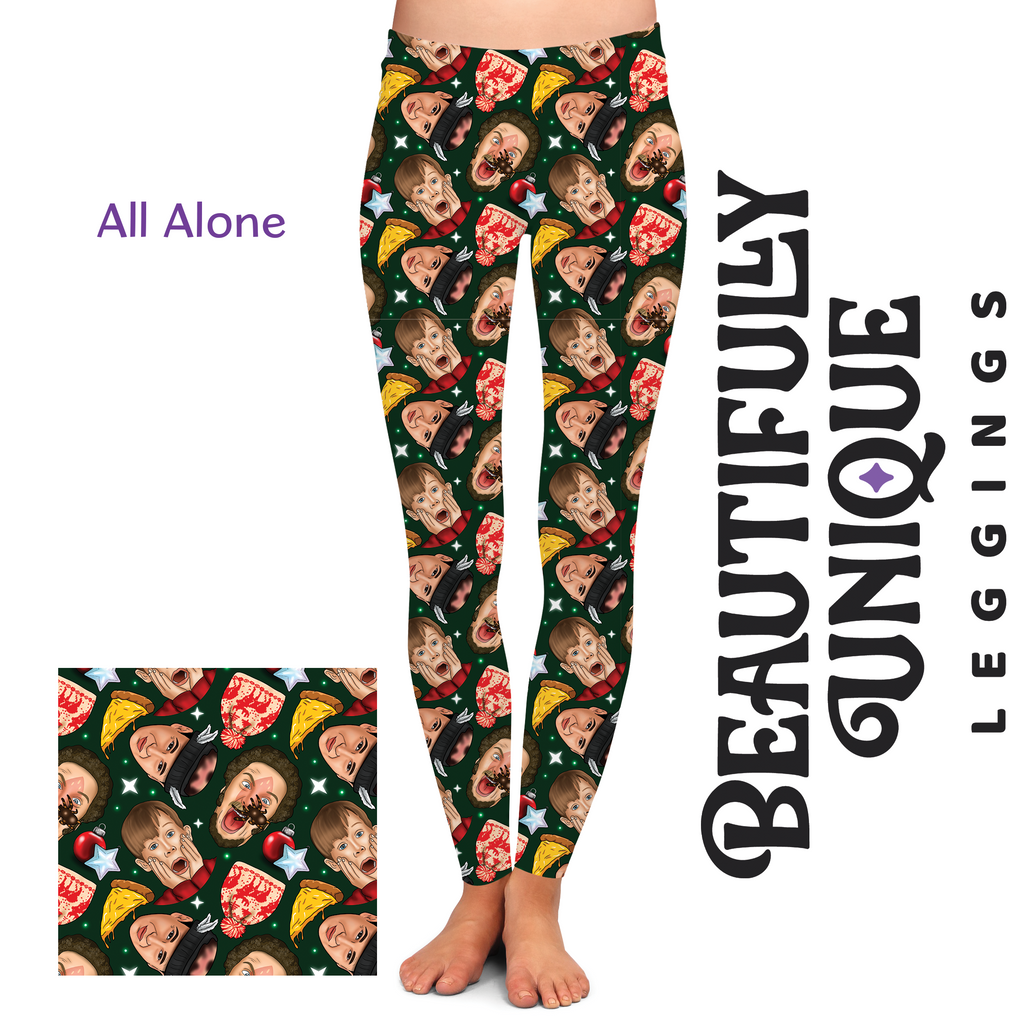 All Alone Pizza Holiday (Semi-Exclusive) - High-quality Handcrafted Vi –  Beautifully Unique Leggings