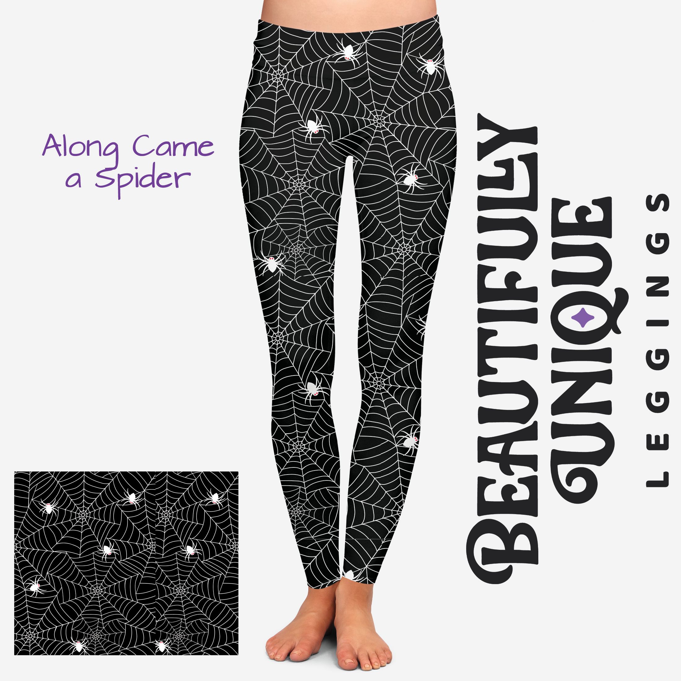 Along Came a Spider - High-quality Handcrafted Vibrant Leggings –  Beautifully Unique Leggings