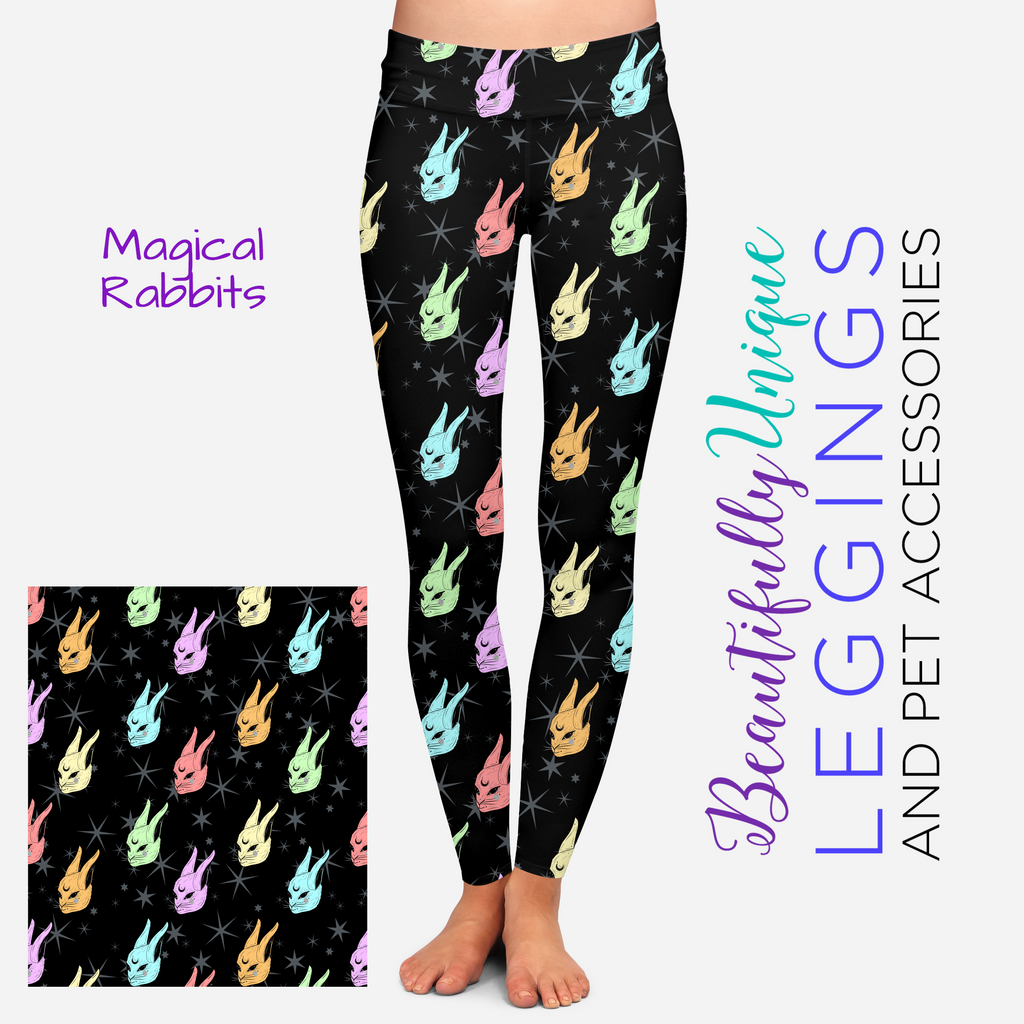 Magical Rabbits (Exclusive) - High-quality Handcrafted Vibrant Leggings